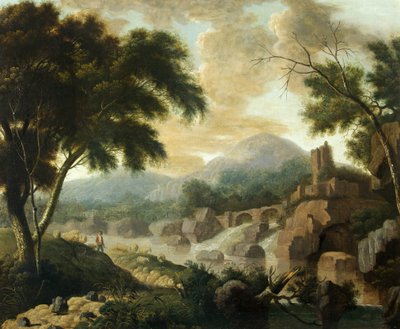 Paysage avec rivière en furie, 1760-1800 - Philippe Jacques de Loutherbourg